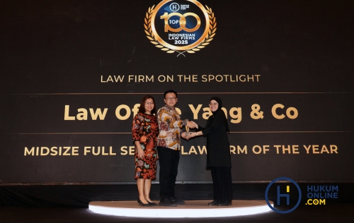 Law Office Yang & Co Honored in Multiple Categories at Hukumonline Awards 2025